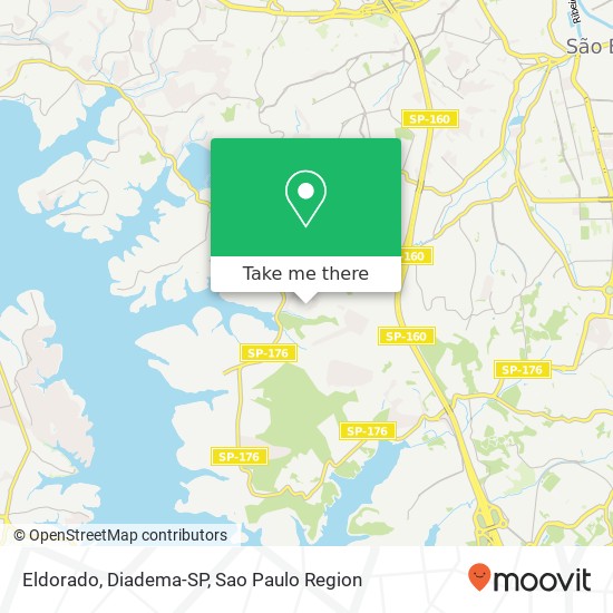 Mapa Eldorado, Diadema-SP