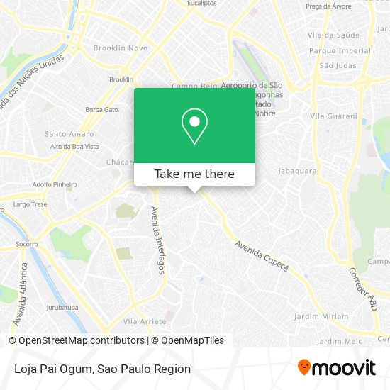 Loja Pai Ogum map