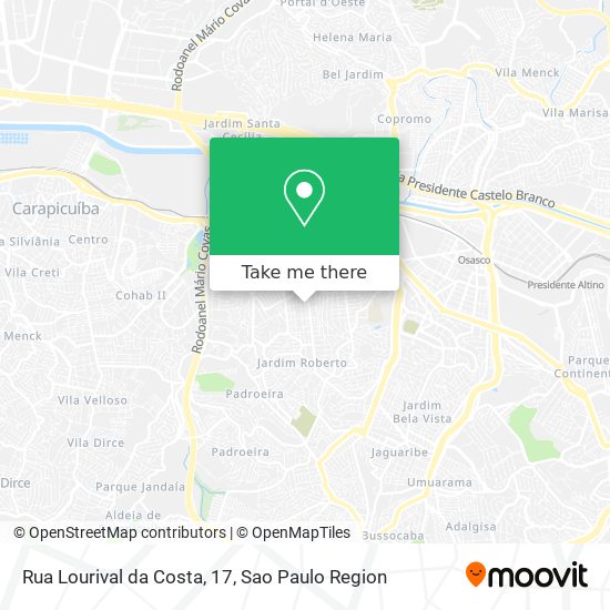 Rua Lourival da Costa, 17 map