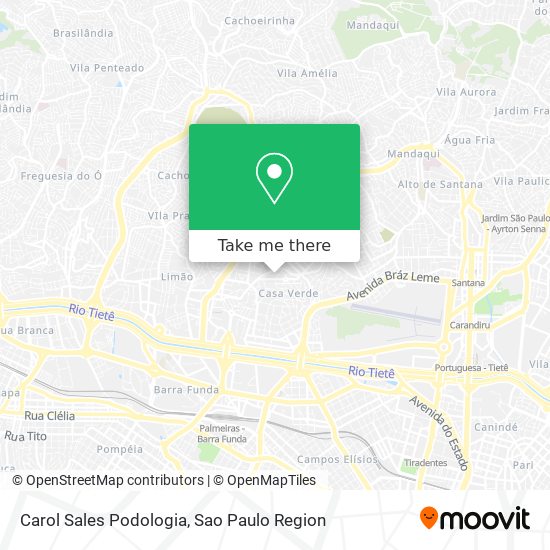 Carol Sales Podologia map