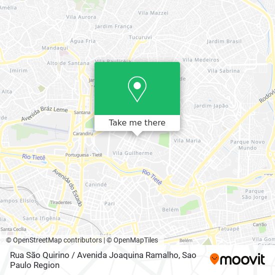 Rua São Quirino / Avenida Joaquina Ramalho map