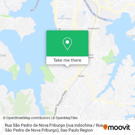 Rua São Pedro de Nova Friburgo map