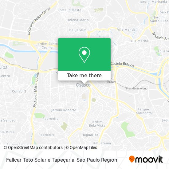 Fallcar Teto Solar e Tapeçaria map