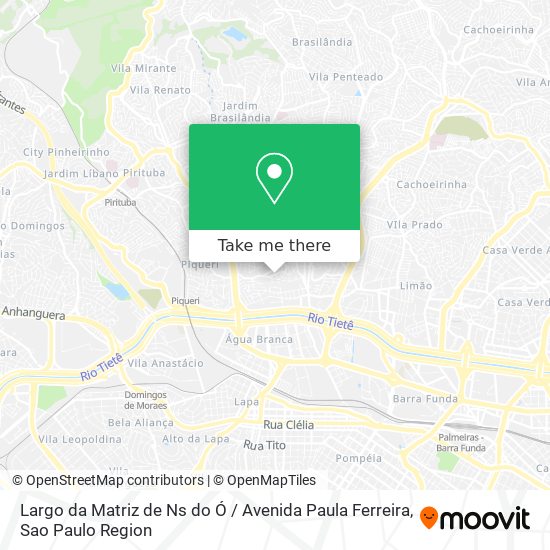 Largo da Matriz de Ns do Ó / Avenida Paula Ferreira map