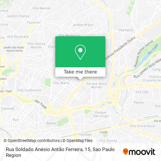 Mapa Rua Soldado Anésio Antão Ferreira, 15