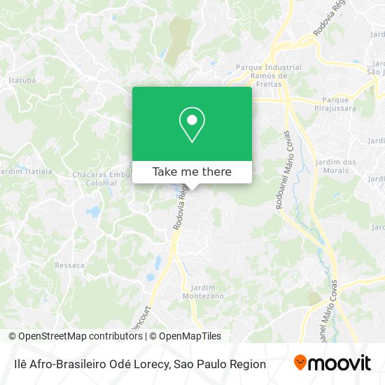 Ilê Afro-Brasileiro Odé Lorecy map