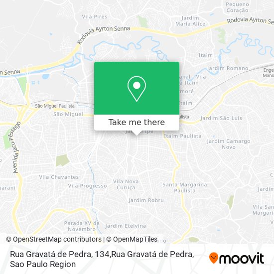 Rua Gravatá de Pedra, 134,Rua Gravatá de Pedra map