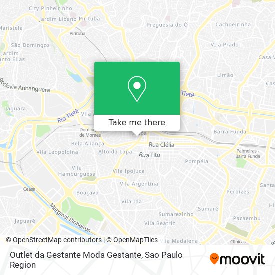 Outlet da Gestante Moda Gestante map