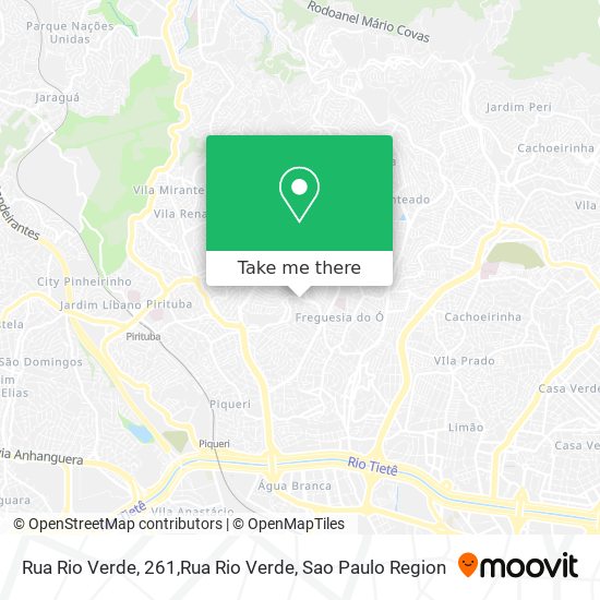 Mapa Rua Rio Verde, 261,Rua Rio Verde