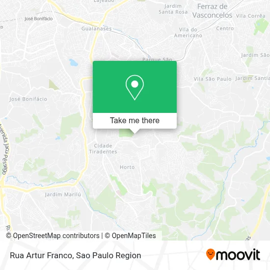 Rua Artur Franco map