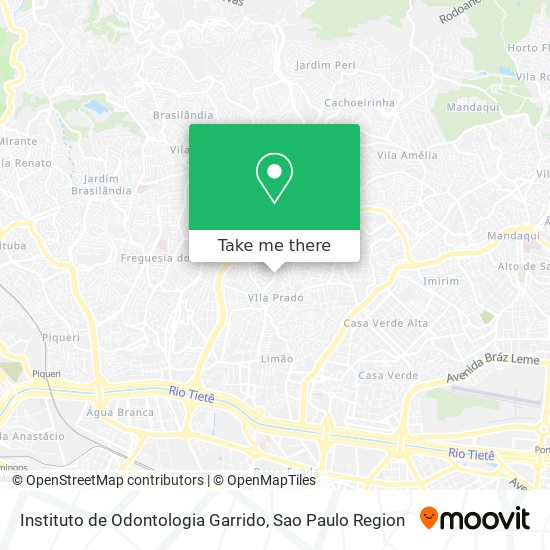 Instituto de Odontologia Garrido map