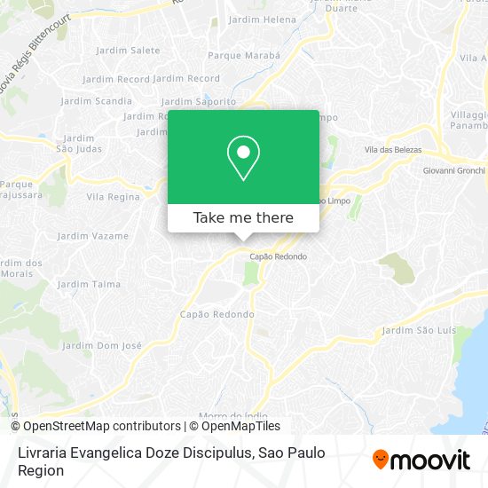 Livraria Evangelica Doze Discipulus map