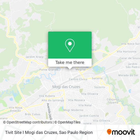 Tivit Site I Mogi das Cruzes map