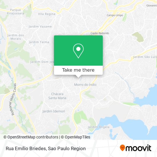 Rua Emílio Briedes map