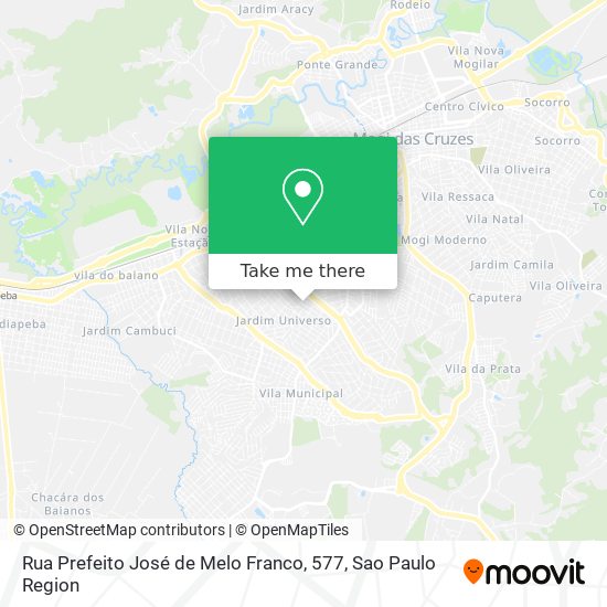 Rua Prefeito José de Melo Franco, 577 map