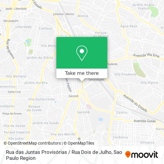 Rua das Juntas Provisórias / Rua Dois de Julho map