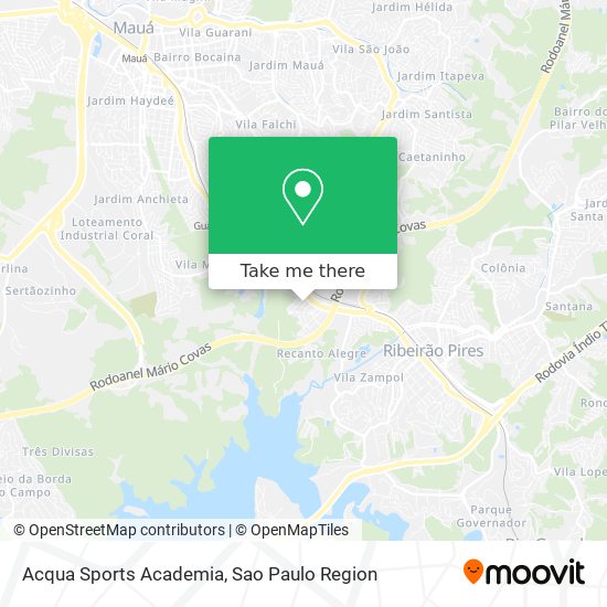 Mapa Acqua Sports Academia