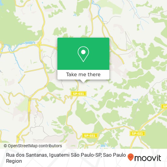 Rua dos Santanas, Iguatemi São Paulo-SP map