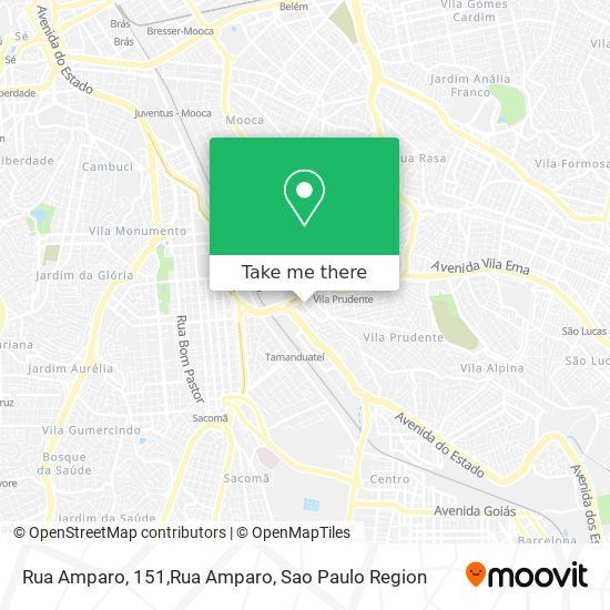 Rua Amparo, 151,Rua Amparo map