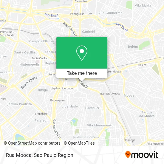 Rua Mooca map