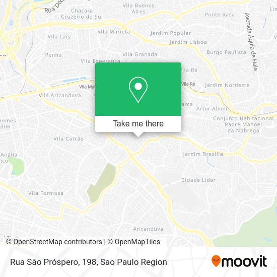 Rua São Próspero, 198 map