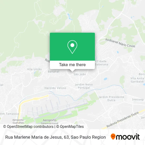 Rua Marlene Maria de Jesus, 63 map