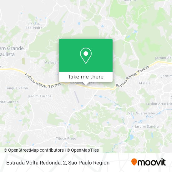 Estrada Volta Redonda, 2 map