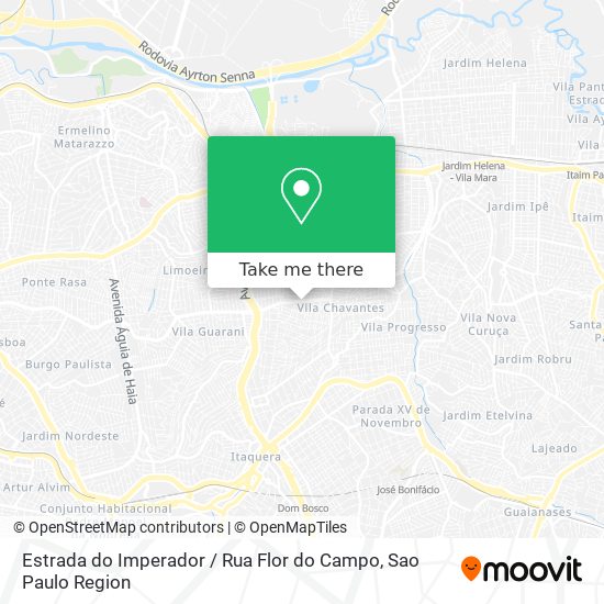 Estrada do Imperador / Rua Flor do Campo map