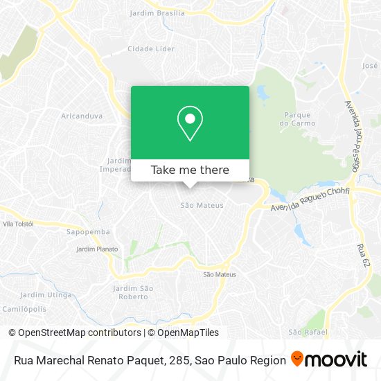 Rua Marechal Renato Paquet, 285 map