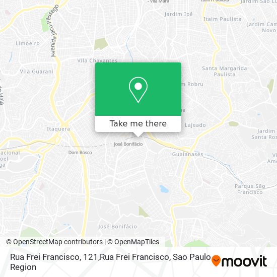 Rua Frei Francisco, 121,Rua Frei Francisco map