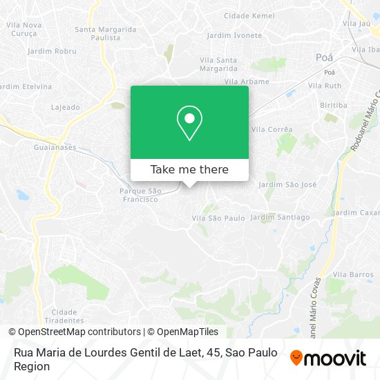 Rua Maria de Lourdes Gentil de Laet, 45 map