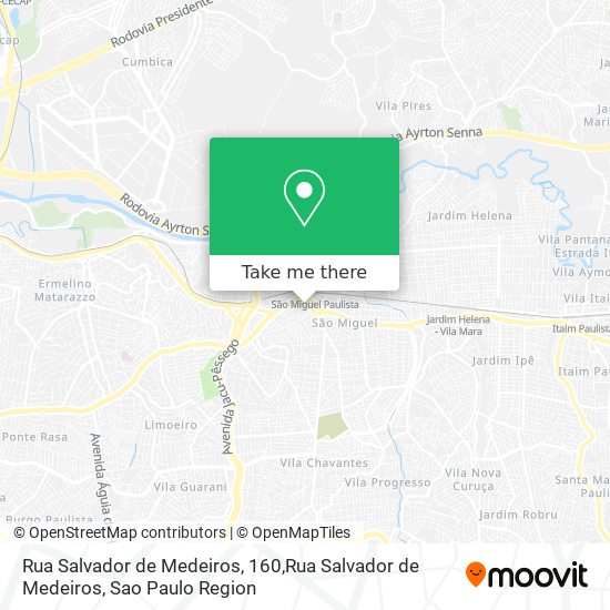 Mapa Rua Salvador de Medeiros, 160,Rua Salvador de Medeiros