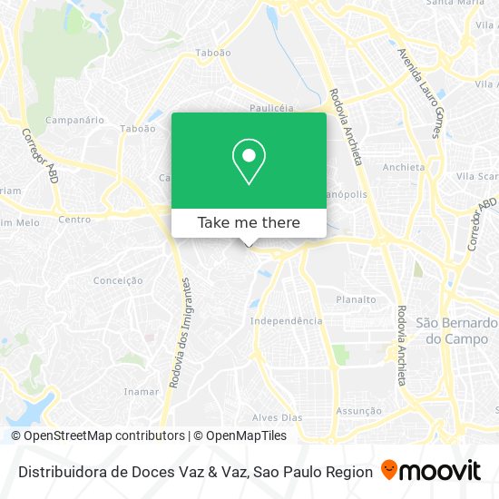 Distribuidora de Doces Vaz & Vaz map