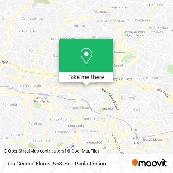 Rua General Flores, 558 map