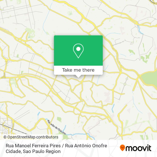 Rua Manoel Ferreira Pires / Rua Antônio Onofre Cidade map