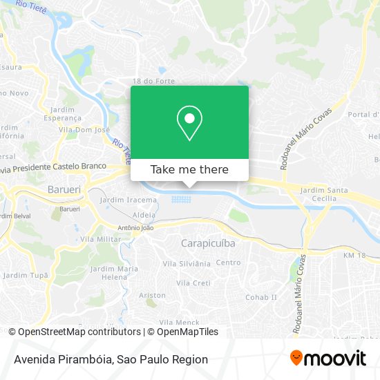 Avenida Pirambóia map