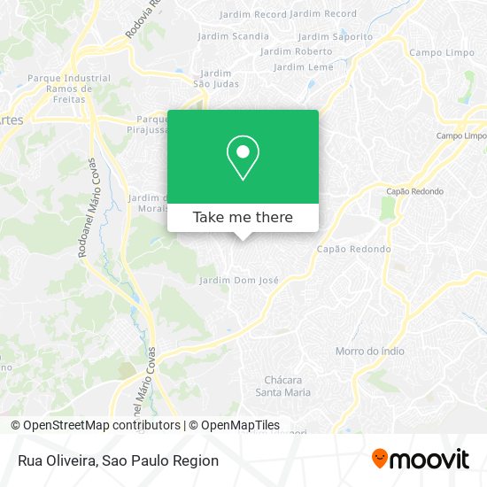 Rua Oliveira map