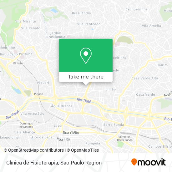 Clínica de Fisioterapia map