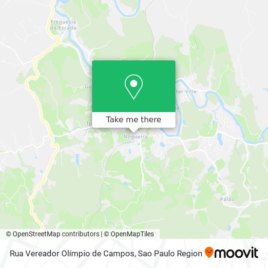 Rua Vereador Olímpio de Campos map