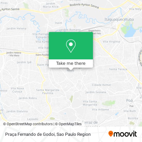 Praça Fernando de Godoi map