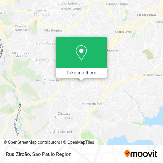 Rua Zircão map