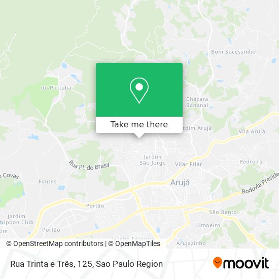 Rua Trinta e Três, 125 map