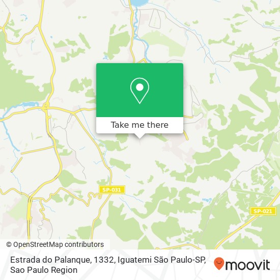 Mapa Estrada do Palanque, 1332, Iguatemi São Paulo-SP