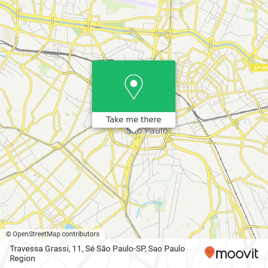 Travessa Grassi, 11, Sé São Paulo-SP map