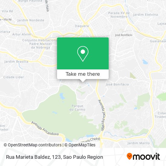 Rua Marieta Baldez, 123 map