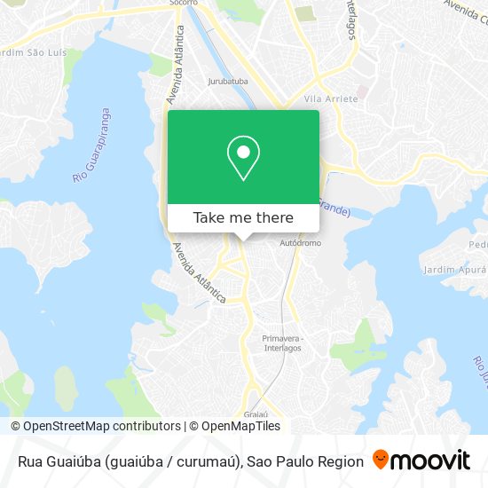 Rua Guaiúba (guaiúba / curumaú) map