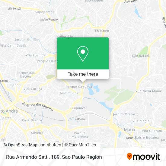 Rua Armando Setti, 189 map
