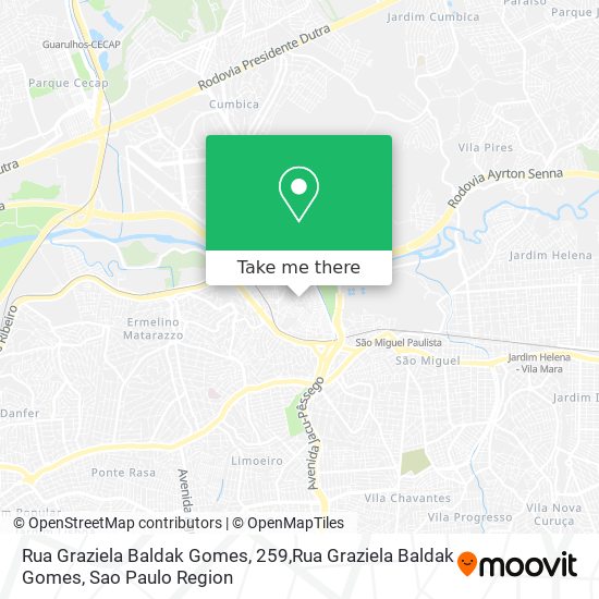 Rua Graziela Baldak Gomes, 259,Rua Graziela Baldak Gomes map