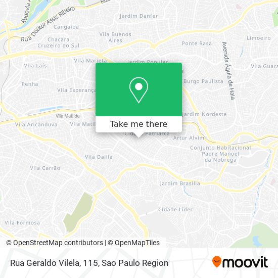 Rua Geraldo Vilela, 115 map