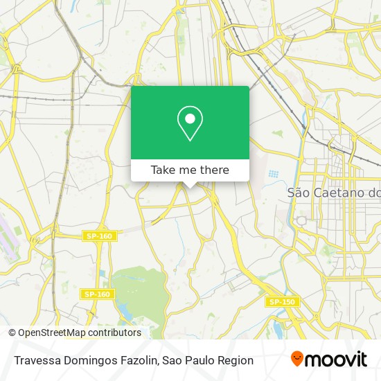 Travessa Domingos Fazolin map